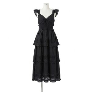 NEW CLEOBELLA eliana midi dress in black